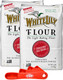 White Lily Non-Gmo Aluminum- Unbleached Self Rising Flour 5 Lb Bag (Pack Of 2) By The Cup Swivel Spoons White Lily Non-Gmo Aluminum- Unbleached Self Rising Flour 5 Lb Bag (Pack Of 2) By The Cup Swivel Spoons