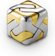 Azg Go 3D Brain Teasers Metal Puzzles Toy Mind Puzzles For Adults Hand Smart s For Boy And Girls Gold And Silver