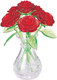 Bepuzzled Roses In Vase Original 3D Crystal Puzzle Ages 12 And Up Red