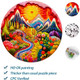 Bgraamienspuzzle 3D Visual Needle Point Style Gorge With Flowers 1000 Pieces Round Puzzle For Adult Colorful Puzzle For Adult Bgraamienspuzzle 3D Visual Needle Point Style Gorge With Flowers 1000 Pieces Round Puzzle For Adult Colorful Puzzle For Adult