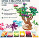 Bloomchasers Bloomchasers Birds And Bees Expansion Pack 3D Flower Stacking Tree Building Board Game For Families And Adults Light Strategy Beautiful Fun & Competitive 1-6 Players Age 12+
