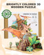 Coophit 3D Wooden Dinosaur Puzzles For Adults And Kids - Stem Model Dinosaur Kits Diy 3D Wooden Puzzle Crafts - s For Kids And Adults Teens Boys Girls(Dinosaur-2) Coophit 3D Wooden Dinosaur Puzzles For Adults And Kids - Stem Model Dinosaur Kits Diy 3D Wooden Puzzle Crafts - s For Kids And Adults Teens Boys Girls(Dinosaur-2)