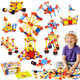 Cossy198 Pcs Stem Building Toys For Kids Construction Building Blocks Educational Toys For 3-5 4-8 5-7 6-8 Year Old Creative Games Engineering Stem Kits Cossy198 Pcs Stem Building Toys For Kids Construction Building Blocks Educational Toys For 3-5 4-8 5-7 6-8 Year Old Creative Games Engineering Stem Kits