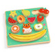 Djecopuzz & Boom Happy Wooden Puzzle - Fruit & Cat Balancing Game For Kids - Fun & Engaging Activity For Friends & Family Adorable Toys For Children 18+ Months Girls & Boys