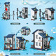 abwn 3 in 1 Beach House Building Set Compatible with Friends Seaside Villa Construction Educational Toy with Light Birthday for Kids Girls Aged 8-12 (813 PCS)
