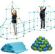 Funbelievable 132 Piece Fort Building Kit - Indoor Play Engineering Set with Connecting Sticks & Balls - Creative STEM Building Toys for Kids Play Spaces Tents & Hideouts
B0DK3Z5MH7