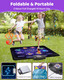 Gleamkid Dance Game Mat for Kids LED Light-Up 12-Button Dance Pad with Adjustable Volume Built-in Music 1-Player & 2-Player Mode 8 Challenge Modes and 3 Speed Level for Kids Age 3-12
B0DCK1HNKS