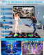 Hsahl Music Double Dance Mat for Kids and Adults64G Memory CardFitness Dance Games with MV/3D/Cartoon Dance Mode 1000pcs Games and 885pcs Songs 81pcs MV for HDMI TV Fun Senior Flannel Materia
B0F27RNRVY