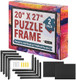 Impresa Jigsaw Puzzle Display Frame Kit - 2-Pack 20 x 27 in - Black Matte Snap-Together Frames - Easy Assembly & Wall Hanging for 1000-Piece Puzzles
B0C2JP22FY