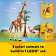 Lego Creator 3 in 1 Wild Safari Animals Rebuilds into 3 Different Safari Animal Figures - Giraffe Toy Gazelle Toy or Lion Toy Nature Toy Building Set for Kids Ages 9 Years Old and Up 31150
B0CGY3JNXV