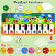 M Sanmersen Piano Mat - 53" x 23" Musical Mat 8 Animals Sounds Dance Mat for Kids Touch Play Dancing Mat Toy s for 1 2 3 4 5 6 Year Old Girls Boys
B07PBQG4YZ