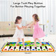 M Sanmersen Piano Mat - 53" x 23" Musical Mat 8 Animals Sounds Dance Mat for Kids Touch Play Dancing Mat Toy s for 1 2 3 4 5 6 Year Old Girls Boys
B07PBQG4YZ