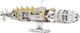 Metal-Time METAL-TIME Elusive Nautilus Submarine 3D Metal Mechanical Model Building Kit Unique Wind-Up Moving Mechanism Assemble Disassemble Stainless Steel Puzzle - 91 Pieces
B09JCRCQ1K