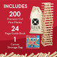 Mindware KEVA Structures 200 Wood Building Planks Set - Building Toy Includes 200 Wooden Blocks and Idea Book - Ages 5 and Up
B004P5PD9O