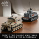 Mistbuy WW2 Army Tank Toys Building Kit Compatible with Lego Create a German Tiger & an American M4 Sherman Models with 1184 Blocks Great Military Toy s for Boys Kids Age 8-14
B0C18CPRP1