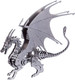 Puosuo 3D Metal Puzzle Fire Dragon Model Kit - Jigsaw Stainless Steel Desk Ornament
B09PR87QP8