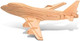 Puzzled 747 Jet Plane 3D Puzzle Wood Craft Construction Kit Aircraft Fun & Educational DIY Wooden Toy Assemble Model Unfinished Craft Hobby Airplane Puzzle to Build & Paint for Decoration 33pcs Pack
B004MQ64E4