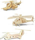 Puzzled Bundle of Air-Force Choppers: Apache Black Shark Sea Knight Wooden 3D Puzzles Construction Kits Educational DIY Helicopters Assemble Models Wood Craft Hobby to Build & Paint - 3 Pack
B08F9SBCFT