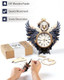 Rnfiow 3D Wooden Puzzles for Adults Wooden Puzzle for Adult Eagle Clock DIY Kit with Pendulum Beginner 33 Piece 3D Puzzles Creative Ideas for Adults Teens
B0FHVNVGXS