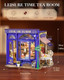 Rolife DIY Miniature House Kit Leisure Tea Time 3D Book Nook Openable Bookshelf Decor for Adults Mini Model House Kits DIY Crafts Kit Halloween for Adults (Leisure Tea Time)
B0F482XPP4