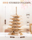 Rolife Wood Model Kits for Adults to Build 3D Puzzles DIY Five-storied Pagoda Birthday Unique s for Friends or Family
B09BVJXVJF