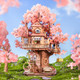 Rolife 3D Puzzles for Adults (Cherry Blossom Bonsai Tree Plants+Five-storied Pagoda)
B0FJ1ZD7T1