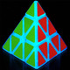 Shuyue Pyramid Cube Speed Cube Glow in Dark Magic Speed Cube 3-D Brain Teasers IQ Puzzles for Kids and Adults (Black Background Sticker)
B079G4Q7NW