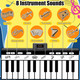 Twfric TWFRIC 6ft. Piano Mat with 24 Keys & 10 Demos & 8 Musical Instruments Sounds & 4 Play Modes Giant Dance Floor Piano Music Play Mat 71'' Large Interactive Musical Toys s for Kids Adults Toddlers
B08BN8L7XX