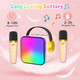 Unih Mini Karaoke Machine for Kids AdultsPortable Bluetooth Karaoke Speaker with 2 Wilreless Microphones14 Lighting ModesFestival Toys for Girls Boys 4 5 6 7 8+ Years Old Toddler Teens (Pink)
B0CJF7KPRD