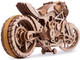 Wood Trick Motorcycle w/Rubber Band Motor Rides up to 16ft - Mechanical Model Kits for Adults and Kids - 10x4-3D Wooden Puzzles for Adults and Kids - Engineering DIY 3D Puzzle Wooden Models
B07Z9MK3T7