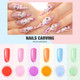 Morovan Acrylic Nail Kit Acrylic Powder with Professional Liquid Monomer For Nail Extension Acrylic Nail Brush Nail Art Starter Kit