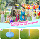 Aiersa Bubble Machine AutomaticHeight 47 Inches Vertical Bubble Machine For Parties Outdoor Battery Bubble Maker With LightsBubble Blower Machine For Wedding Kids Toddlers Birthday Party