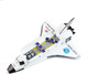 Ailejia Space Shuttle Scale Model Kit Airplane Orbiter Metal Model Plane Diecast Space Shuttle Aircraft Toy Collection Light 8" With Sound And Light For Kids Boy Girl