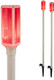Alpine Corporation 43" H Driveway Markers With Solar-Powered Red Led Lights - Set Of 2