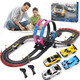 Slot Car Race Track Sets With 4 Slot Cars 20Ft Race Car Track For Boys And Kids Dual Racing Game Lap Counter Circular Overpass Track s Toys For Boys Kids Age 6 7 8-12