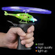 Artcreativity Light Up Flying Helicopter Toys For Kids – Set Of 2 With Led Lights Handheld Launcher Soars Over 8 Feet – Outdoor Indoor Party Favors Birthday s For Boys & Girls Ages 3+
