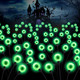 Asmad Solar Garden Lights Outdoor Decorations Firefly Light For Patio Decor Big Bulb Unique s For Women s For Grandma (4-Pack 32 Leds)