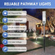 6 Pack Warm White Landscape Path Lights & 6 Pack Cool White Outdoor Pathway Lights