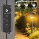 Banord Outdoor Landscape Path Lights 4 Pack Led Pathway Lights Low Voltage Garden Lighting Wired With Ip65 Waterproof For Walkway Yard Garden