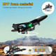 Rc Plane 2.4Ghz Remote Control Plane L0712 Drone Quadcopter Hovering With Auto Hovering Fighter Aircraft Rc Airplane Rtf For Beginner Kids And Adults3D Flip Airplane Toy