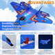F22 Rc Plane 2 Channel 2.4 Ghz Remote Control Airplane Large Rc Fighter Jet Toy With Lights Easy To Fly For Kids Adults & Beginners