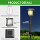 Solar Pathway Lights Outdoor 12 Pack d Led Waterproof Solar Lights Outdoor Landscape Lighting For Outside Driveway Garden Walkway Path Yard Lawn Décor Warm White