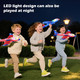 3 Pack Airplane Launcher Toys12.6" Led Foam Glider PlaneOutdoor Flying Toys Holiday And Birthday s For Kids Ages 4-12