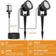Warm White Spot Lights Outdoor 3000K Led Spotlights Outside Landscape Lighting Ip65 Waterproof Garden Uplights For Lawn Front Porch Driveway Decorative 2 Lights Warm White Spot Lights Outdoor 3000K Led Spotlights Outside Landscape Lighting Ip65 Waterproof Garden Uplights For Lawn Front Porch Driveway Decorative 2 Lights