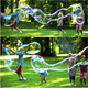 Bubblething Giant Bubbles Wand Our Original Big Bubbles Wand Improved Bubbles 30-Feet Long And More Includes Bubbles Mix To Make 3.0 Gallons Bubble Solution Easy Safe Outdoor Family Fun
