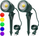 Outdoor Spot Lights For Yard Plug In Spotlights With 5 Extra Lenses (Red Yellow Green Blue Purple) 6000K WhiteSuitable For Holiday Daily YardHalloweenGarden Lawn Tree Decoration2 Pack Outdoor Spot Lights For Yard Plug In Spotlights With 5 Extra Lenses (Red Yellow Green Blue Purple) 6000K WhiteSuitable For Holiday Daily YardHalloweenGarden Lawn Tree Decoration2 Pack