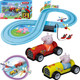 Carrera First Peppa Pig - Slot Car Toy Race Track With Spinners - Includes 2 Cars: Peppa And George - Battery-Powered Beginner Racing Set For Kids Ages 3 Years And Up