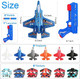Chengchuang 6 Pack Airplane Launcher Toy F-35 Foam Airplanes For Kids With 6 Pcs Stickers 2 In 1 Foam Glider Planes For Kids 4 5 6 7 8 9 10 12 Year Old