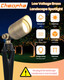 Cheopha Low Voltage Landscape Light Outdoor Spotlight 12V Brass Solid Led Kits With Abs Ground Spike And Mr16 Led Bulb 5W 2700K Included For Yard Pathway Outdoor Landscape Lighting