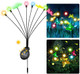 Solar Garden Firefly Lights Outdoor 2 Pcak d 16 Led Rgb Color Changing Solar Garden Decoration Swaying Waterproof Garden Solar Lights Outdoor For Yard Patio Pathway (Styles-1)